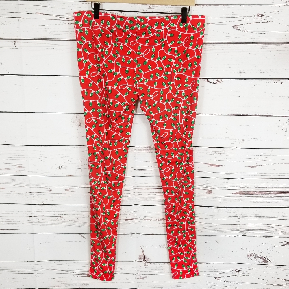 Tipsy Elves | Christmas String Lights Leggings - image 3
